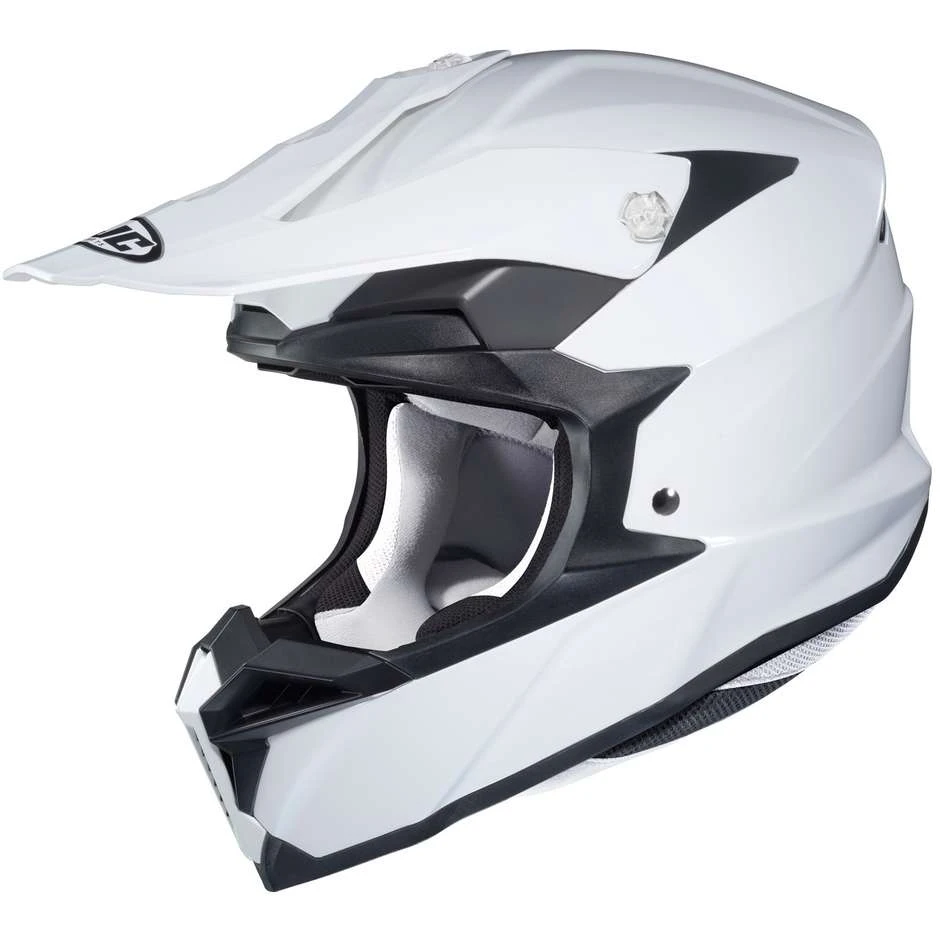 Cross Enduro HJC Helm I50 Monocolore Weiß 3 Cross Enduro HJC Helm I50 Monocolore Weiß