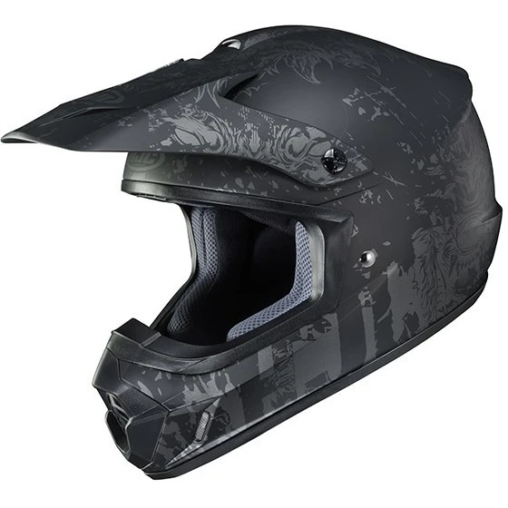 Cross Enduro Kinderhelm MOto HJC CL-XY II CREEPER MC5SF Mattgrau 3 Cross Enduro Kinderhelm MOto HJC CL-XY II CREEPER MC5SF Mattgrau