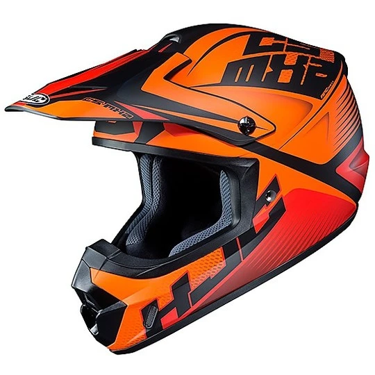 Cross Enduro Motorradhelm HJC CS-MX II MC7SF Orange Schwarz Matt 3 Cross Enduro Motorradhelm HJC CS-MX II MC7SF Orange Schwarz Matt
