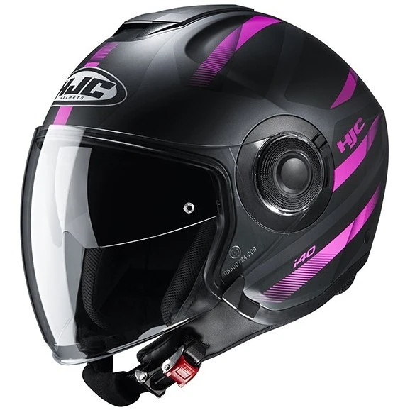 Doppelvisier Motorradhelm HJC I40 REMI MC8SF Schwarz Pink Opak 3 Doppelvisier Motorradhelm HJC I40 REMI MC8SF Schwarz Pink Opak