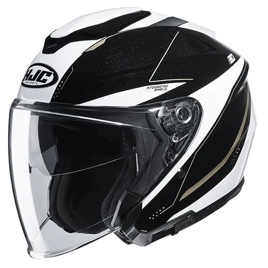Doppelvisier Motorradhelm Jet HJC I30 SLIGHT MC9 Schwarz Weiß 3 Doppelvisier Motorradhelm Jet HJC I30 SLIGHT MC9 Schwarz Weiß