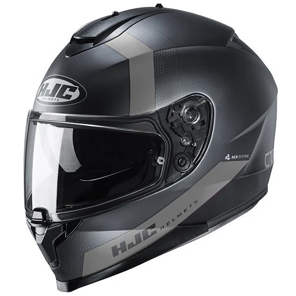 Full Face Doppelvisier Motorradhelm HJC C70 EURA MC5SF Schwarz Matt Grau 3 Full Face Doppelvisier Motorradhelm HJC C70 EURA MC5SF Schwarz Matt Grau