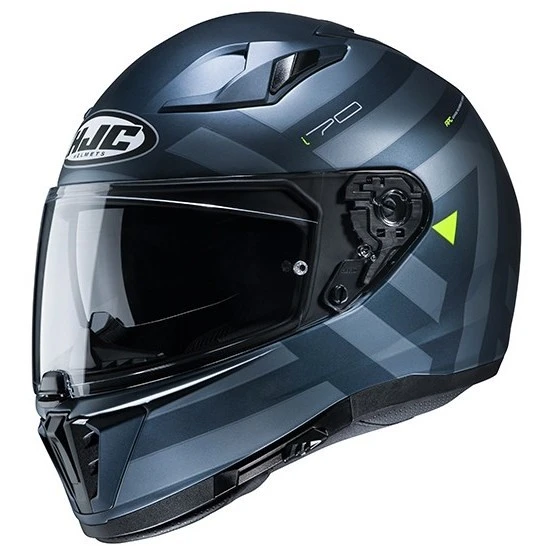 Full Face Doppelvisier Motorradhelm HJC I70 WATU MC4SF Schwarz Blau Undurchsichtig 3 Full Face Doppelvisier Motorradhelm HJC I70 WATU MC4SF Schwarz Blau Undurchsichtig