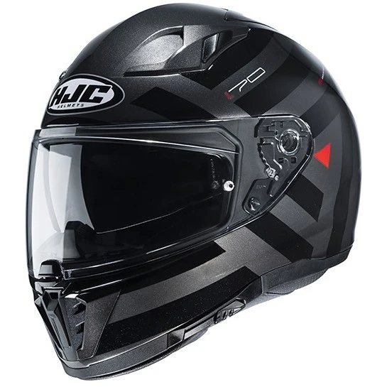 Full Face Doppelvisier Motorradhelm HJC I70 WATU MC5 Schwarz Grau 3 Full Face Doppelvisier Motorradhelm HJC I70 WATU MC5 Schwarz Grau