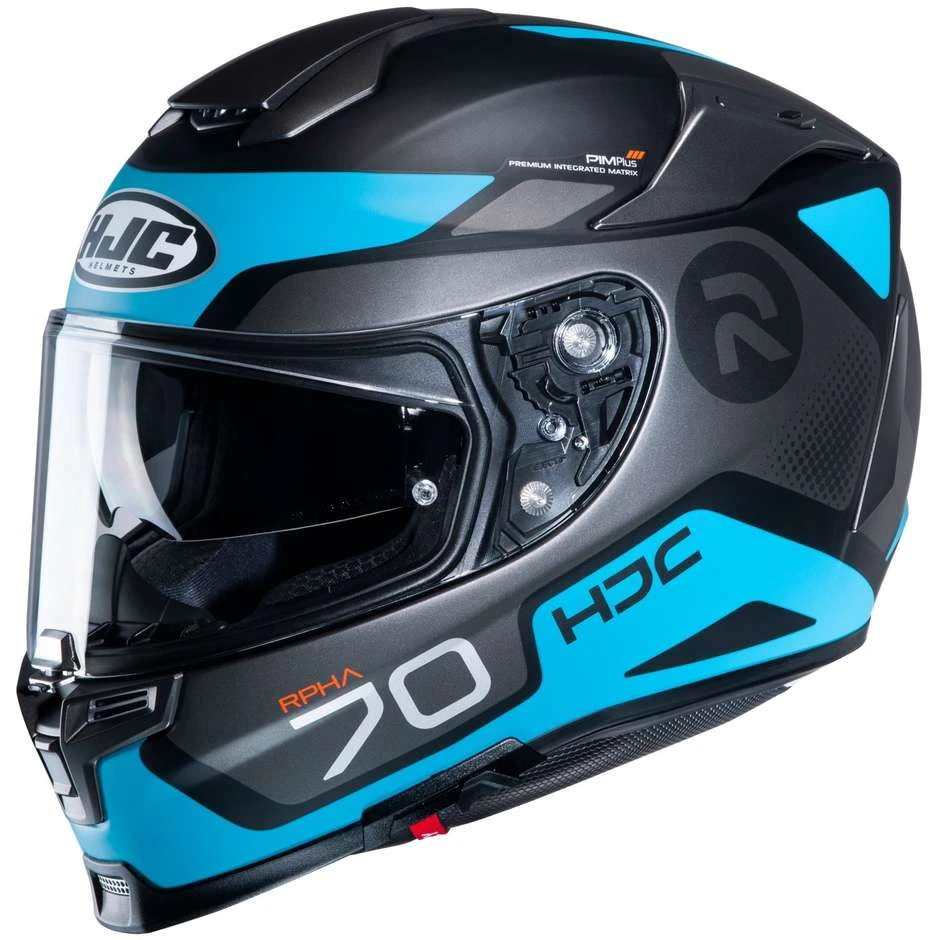 Full Face Motorradhelm HJC Fiber RPHA 70 SHUKY MC4SF Schwarz Blau Matt 3 Full Face Motorradhelm HJC Fiber RPHA 70 SHUKY MC4SF Schwarz Blau Matt