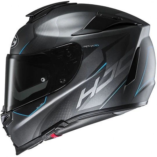 HJC Helm Moto Integral RPHA 70 GADIVO MC2SF Matt Schwarz Blau 5 HJC Helm Moto Integral RPHA 70 GADIVO MC2SF Matt Schwarz Blau – Bild 3