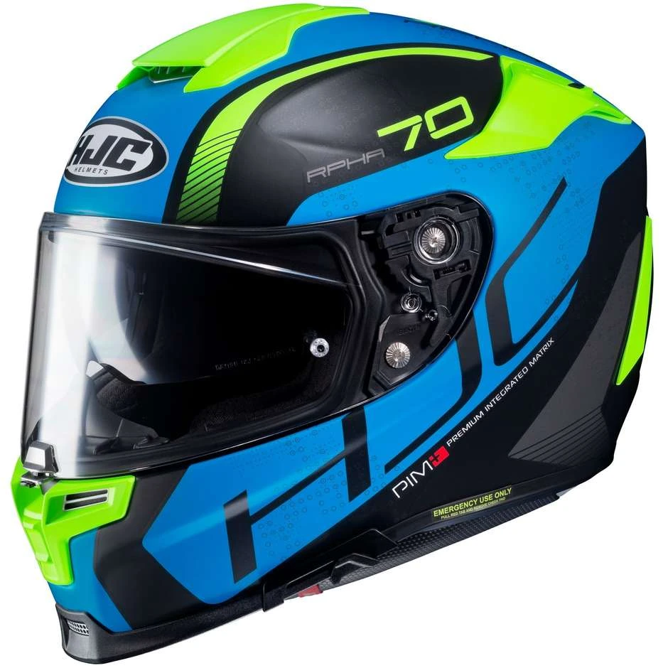 HJC Helm Moto Integral RPHA 70 Vias MC2SF Schwarz Blau Gelb Opaque 3 HJC Helm Moto Integral RPHA 70 Vias MC2SF Schwarz Blau Gelb Opaque