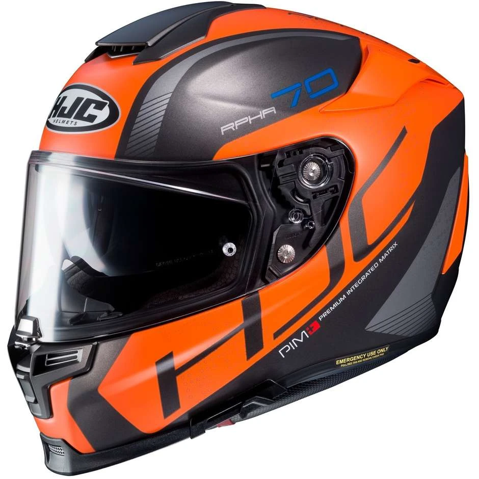 HJC Helm Moto Integral RPHA 70 Vias MC7SF Opaque Schwarz Orange 3 HJC Helm Moto Integral RPHA 70 Vias MC7SF Opaque Schwarz Orange
