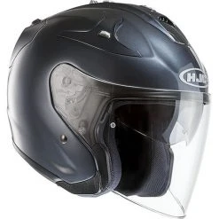 Hjc Motorradhelm Jet Fiber Silber Anthrazit FG-JET
