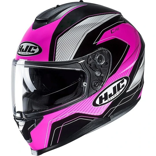 Integral Motorrad Helm HJC C70 Doppel Visier Lianto MC8 Schwarz Fuchsia 3 Integral Motorrad Helm HJC C70 Doppel Visier Lianto MC8 Schwarz Fuchsia
