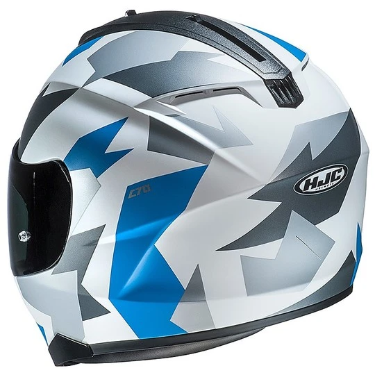 Integral Motorrad Helm HJC C70 Doppel Visier Valon MC5SF Schwarz Grau 5 Integral Motorrad Helm HJC C70 Doppel Visier Valon MC5SF Schwarz Grau – Bild 3