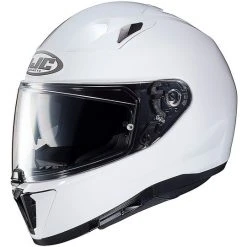Integral Motorrad Helm HJC I70 Doppel Visier Glossy White
