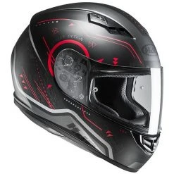 Integral Motorrad-Sturzhelm HJC CS-15 Black Red Safa MC1SF