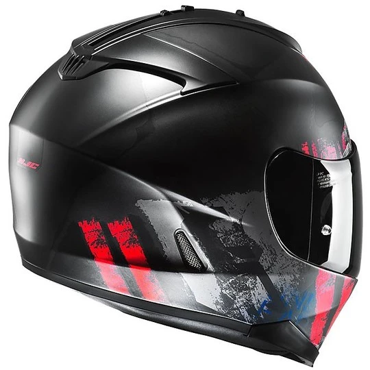 Integral Motorrad-Sturzhelm HJC IS-17 Shapy MC1SF Schwarz Rot 4 Integral Motorrad-Sturzhelm HJC IS-17 Shapy MC1SF Schwarz Rot – Bild 2