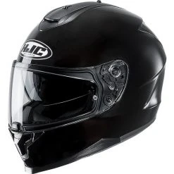 Integral Motorradhelm HJC C70 Doppel Visier Glossy Black