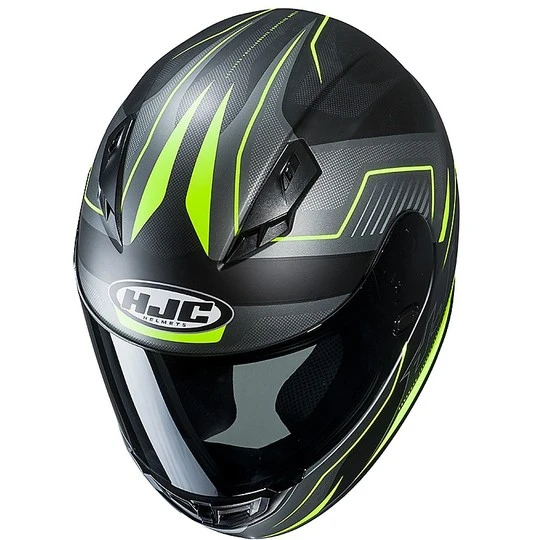 Integral Motorradhelm HJC CS-15 Trion MC3HSF Schwarz Gelb Fluo 4 Integral Motorradhelm HJC CS-15 Trion MC3HSF Schwarz Gelb Fluo – Bild 2