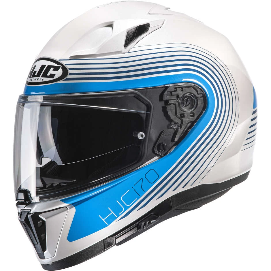 Integraler Motorradhelm Hjc I70 SURF MC2 3 Integraler Motorradhelm Hjc I70 SURF MC2