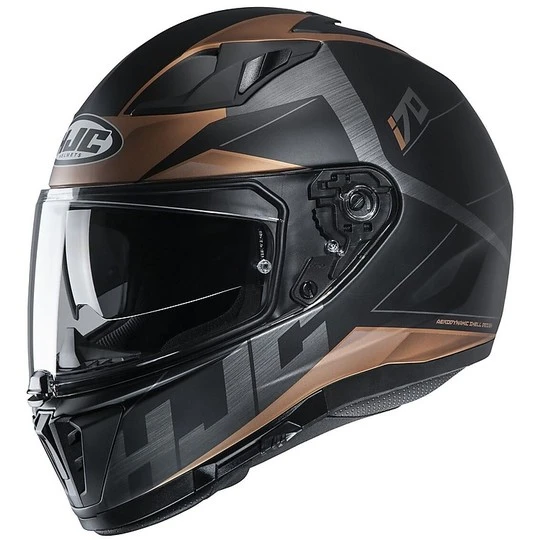 Integralhelm Doppelvisier Motorrad HJC I70 ELUMA MC9SF Schwarz Gold Matt 3 Integralhelm Doppelvisier Motorrad HJC I70 ELUMA MC9SF Schwarz Gold Matt