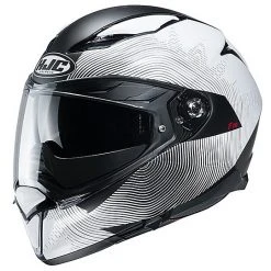 Angebote Hjc Store 35 Integralhelm Fiber Doppelvisier Motorrad HJC F70 SAMOS MC10SF Weiß Schwarz Matt