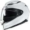 Integralhelm Fiber Double Visor Motorrad HJC F70 Metall Weiß Glänzend -HJC Verkäufe integralhelm fiber double visor motorrad hjc f70 metall weiss glaenzend 84945