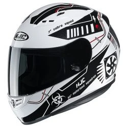 Integralhelm Moto HJC CS-15 TAREX MC10 Weiß Schwarz