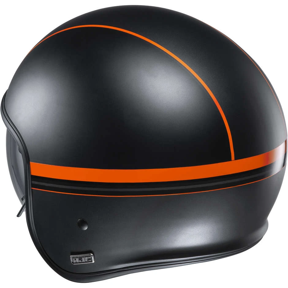 Jet Custom Helm Aus Fiber HJC V30 EQUINOX MC7SF Matt Schwarz Orange 4 Jet Custom Helm Aus Fiber HJC V30 EQUINOX MC7SF Matt Schwarz Orange – Bild 2