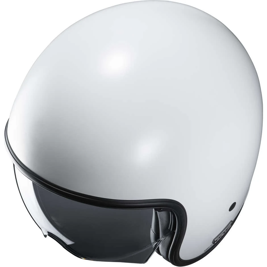 Jet Custom Helm Aus HJC V30 Semi Opaque White Fiber 4 Jet Custom Helm Aus HJC V30 Semi Opaque White Fiber – Bild 2