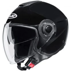 Jet Helm Doppelvisier HJC Moto I40 Solid Black