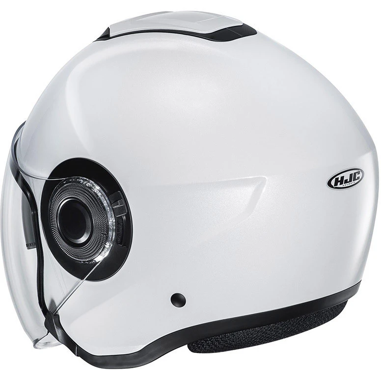 Jet Helm Doppelvisier Moto HJC I40 Solid White 5 Jet Helm Doppelvisier Moto HJC I40 Solid White – Bild 3