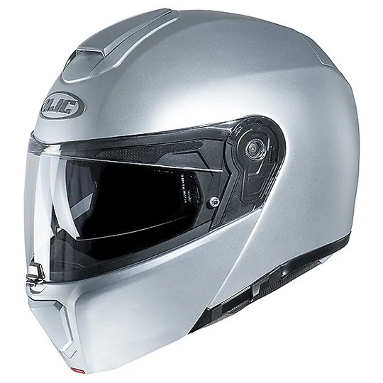 Modularer Helm Mit Doppelfaser-Homologation P / J HJC RPHA 90 Semi Opak Silber 3 Modularer Helm Mit Doppelfaser-Homologation P / J HJC RPHA 90 Semi Opak Silber