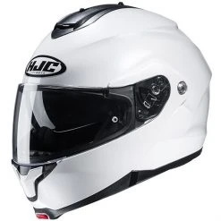 Modularer Motorradhelm HJC C91 UNI White Pearl