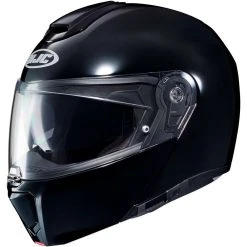 Modularer Motorradhelm Hjc RPHA 90S UNI Glossy Black