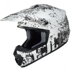 Moto Cross Enduro Helm HJC CS-MX II CREEPER MC10SF Mattweiß