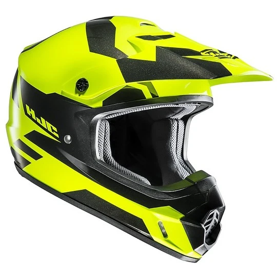 Moto Cross Enduro Helm HJC CS-MX II Pictor MC4H Schwarz Gelb 3 Moto Cross Enduro Helm HJC CS-MX II Pictor MC4H Schwarz Gelb