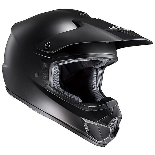Moto Cross Enduro Helm HJC CS-MX II Semi Matte Black 3 Moto Cross Enduro Helm HJC CS-MX II Semi Matte Black