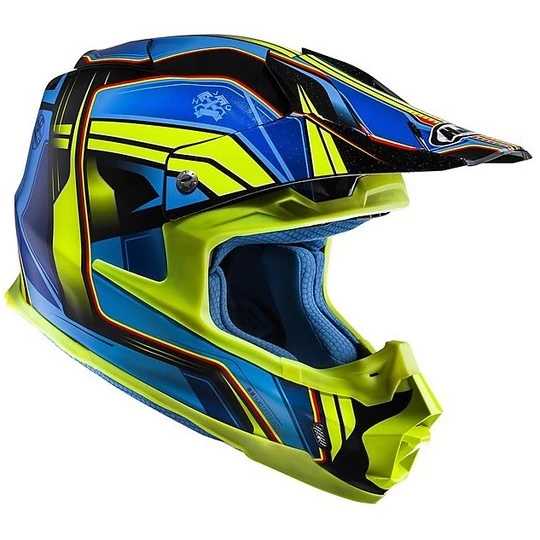 Moto Cross Enduro Helm HJC FX-Cross Kolben MC2 3 Moto Cross Enduro Helm HJC FX-Cross Kolben MC2