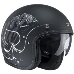 Motorrad Helm Jet HJC FG-70S Fiber Rockers MC-5F