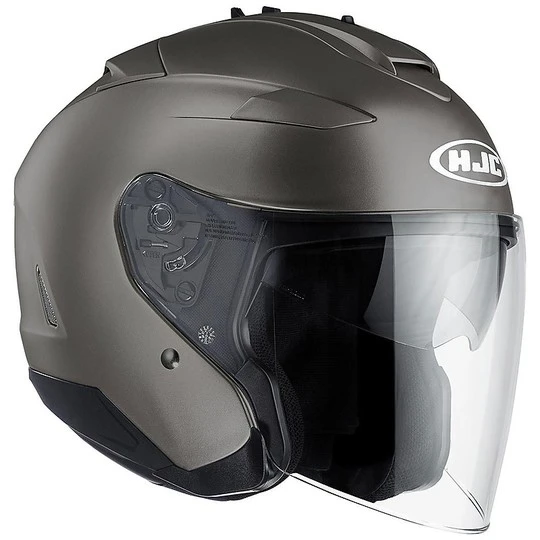 Motorrad-Sturzhelm Jet HJC IS-33 II Dual-Visier Titanium 3 Motorrad-Sturzhelm Jet HJC IS-33 II Dual-Visier Titanium