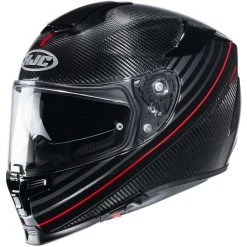 Vollcarbon Motorradhelm HJC RPHA 70 Carbon ARTAN MC1 Rot