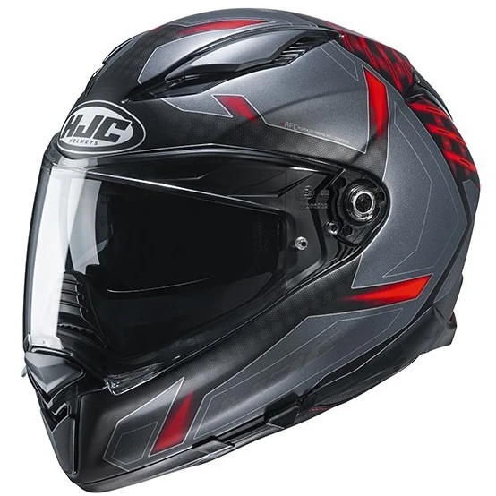 Vollgesichts-Motorradhelm Aus Faser HJC F70 DEVER MC1SF Matt Schwarz Rot 3 Vollgesichts-Motorradhelm Aus Faser HJC F70 DEVER MC1SF Matt Schwarz Rot
