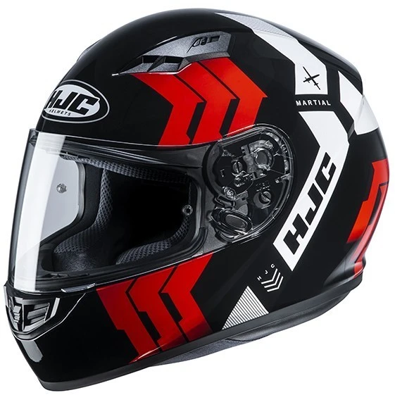 Vollgesichts-Motorradhelm HJC CS-15 MARTIAL MC1 Schwarz Rot 3 Vollgesichts-Motorradhelm HJC CS-15 MARTIAL MC1 Schwarz Rot