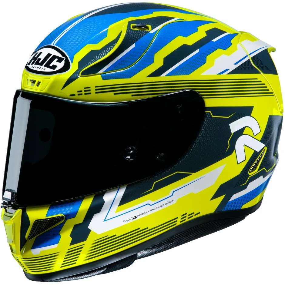 Vollgesichts-Motorradhelm HJC RPHA 11 STOBON MC4H Gelb Fluo 3 Vollgesichts-Motorradhelm HJC RPHA 11 STOBON MC4H Gelb Fluo